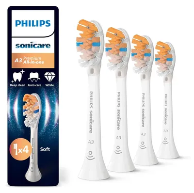 Immagine prodotto di Pack of 4 brush heads - PHILIPS - HX9094/87 - A3 white