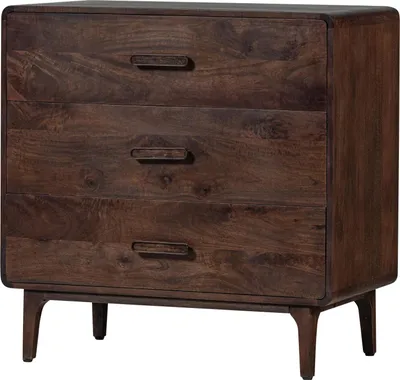 Produktbild von Liya Schubladenschrank Mangoholz Dunkelbraun
