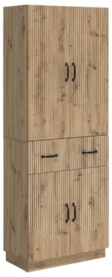 Image de vidaXL, ensemble de deux armoires, bois imitation chêne artisanal