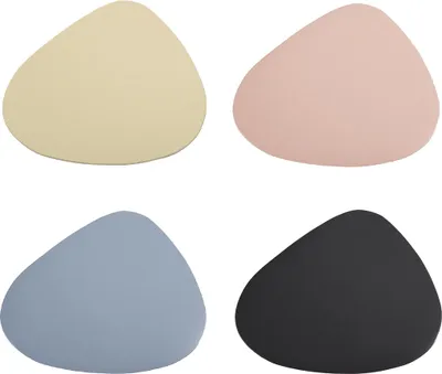 Produktbild von Leder Tischsets, Doppelseitige Tischsets, Wasserfeste Tischsets 4er Set, Rutschfeste, Abwaschbare Tischsets