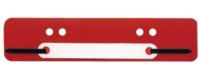 Produktbild von Heftstreifen PP m.Kst.Deckl. rot 34x150mm