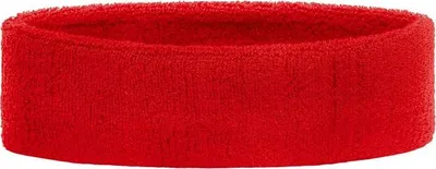 Produktbild von Frottee Stirnband für Sport und Freizeit red, Gr. one size