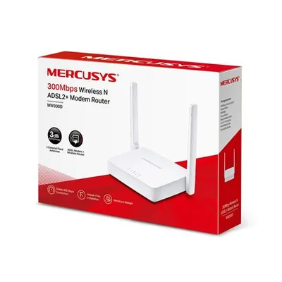 Immagine prodotto di Mercusys MW300D Router wireless Ethernet a banda singola (2,4 GHz) 4G Bianco V1