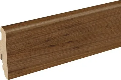 Produktbild von SKANDOR Sockelleiste Nussbaum SU60L 2400 x 58 x 19 mm