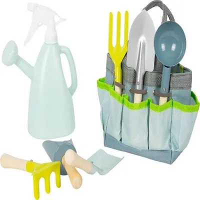 Image de Kit de jardinage pour enfants Gartentas Outils de jardinage bois métal Enfants à partir de 3 ans 12388 Kit de jardinage pour enfants
