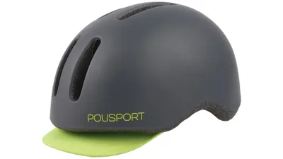 Produktbild von Polisport Commuter City Fahrradhelm, Erwachsenen- und Jugendhelm, M, dunkelgrau-matt, AS
