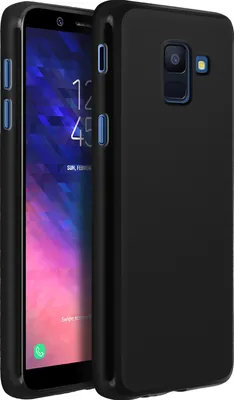 Produktbild von Unverbrüchliche schwarze Schutzhülle aus Silikon für Samsung Galaxy J6