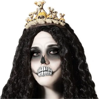 Produktbild von Atosa Halloween-diadem Golden  Golden One Size