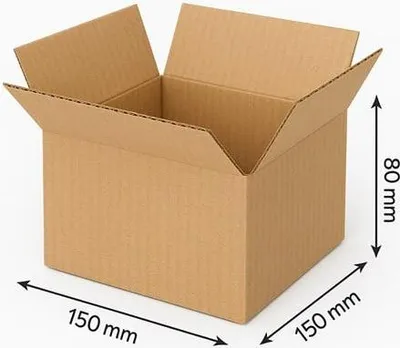 Produktbild von Faltkarton 150 x 150 x 80 mm (außen) B320 Paketautomat A