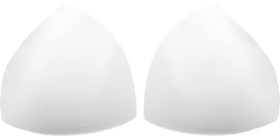 1 Paar BH Einlagen, Einlagen für Bikini Korsett, Größe S weiß