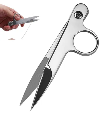 Produktbild von Fadenschneider, Nähschere, Mini-Edelstahlschere, kleine Nähschere, Stoffschneider