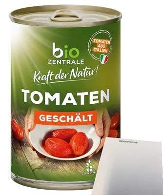Produktbild von biozentrale Tomaten Geschält (400g Dose) + usy Block