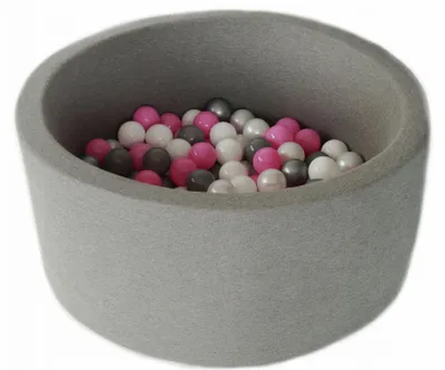 Produktbild von Monio for Kids Trocken Spielbecken mit Bällen Dunkelgrau
