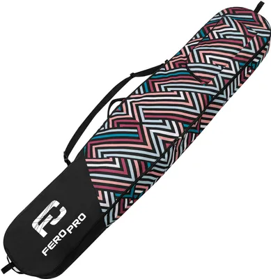 Premium Snowboardtasche, Board Bag, Snowboardbag, mit Tragegurt und Schultergurt, Pastel Zig Zag [051]