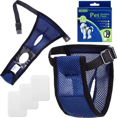 Produktbild von Schutzhose Hygienehose Hundewindel Fur Hündin Hund  Waschbar L + Wechseleinlagen
