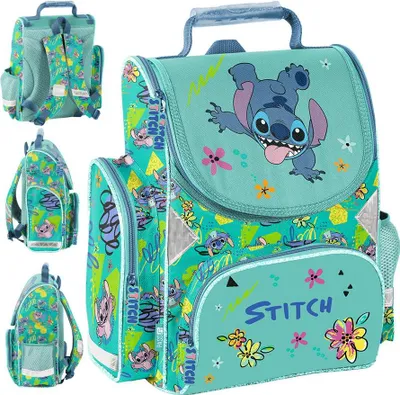 Produktbild von PASO Schulranzen, Schulrucksack mit einem Fach und einer Tasche, Lilo & Stitch