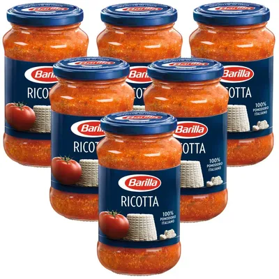 Immagine prodotto di Barilla Salsa di ricotta Pomodore con pomodori e ricotta 400g confezione da 6 pz