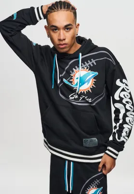 Produktbild von Recovered Kapuzensweater NFL Dolphins Go Fins für alle Miami Dolphins-Fans Black L