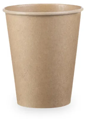 Produktbild von 200x Kaffeebecher 'Coffee To Go'  Pappbecher 100% ohne Kunststoff braun 300ml