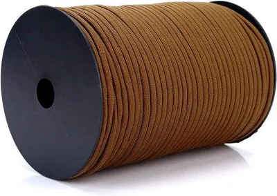 Image de Corde en polypropylène 100 m, 9 brins, solide, pour la survie en plein air - marron