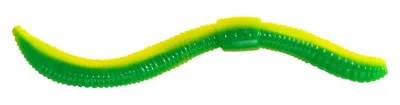 Produktbild von Spro Trout Master Dendrobaena 90 Green/Yellow Gummi Wurm