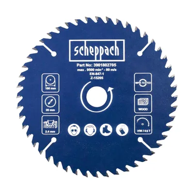 Immagine prodotto di Scheppach Kreissägeblatt HW 160x20mm Z48