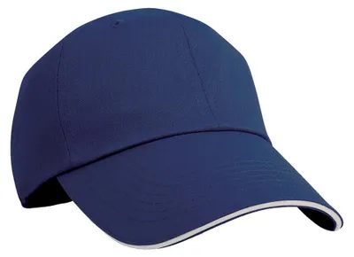 Immagine prodotto di Result Headwear - Cappellino da baseball FK3281 (taglia unica) (blu navy/bianco)