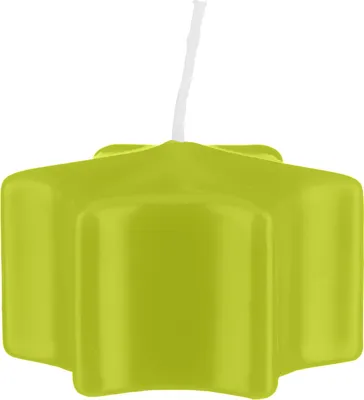 Produktbild von Sternkerzen Schwimmkerzen Lime Grün 35 x Ø 60 mm, 16 Stück