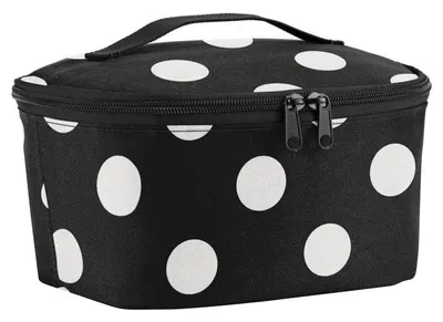 Zdjęcie produktu dla Reisenthel coolerbag S, Torba termiczna, 2,5 l, Czarny, Biały, Folia aluminiowa, 225 mm, 185 mm