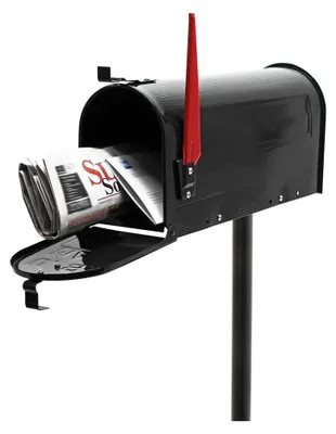 Produktbild von Amerikanischer Briefkasten - schwarz - mit Standfuß