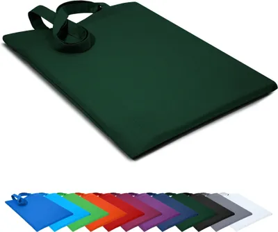 Produktbild von Baumwolltasche 28x32cm Stofftasche Tragetasche Beutel Einkaufstasche Stoffbeutel Tasche, in Farbe: Dunkelgrün