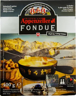 Produktbild von Food-United Schweizer-Käse Appenzeller-Fondue-Käse 400g Swiss