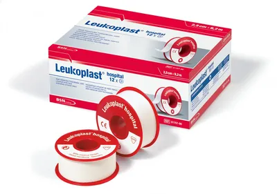 Immagine prodotto di BSN Leukoplast cerotti di fissaggio ospedaliero 12 rotoli 2,50 cm x 9,2 m