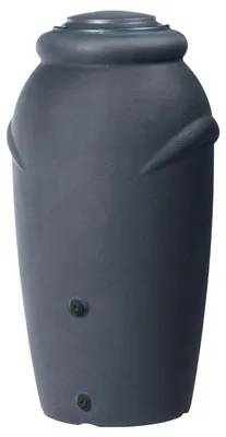 Produktbild von Regentonne Amphore BOLOGNA 210 Liter anthrazit inkl. Hahn