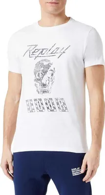 Produktbild von Replay M6761 .000.23608p Kurzarm-t-shirt Weiß S Mann Weiß S