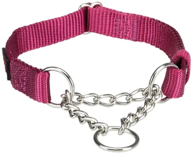 Produktbild von TRIXIE Premium Zug-Stopp-Halsband, M–L: 35–50 cm / 20 mm, schwarz