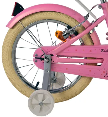 Image de Volare Blossom : Vélo pour enfants - Fille - 16 pouces - Rose - Deux freins à main