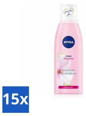 Produktbild von 15 x NIVEA Essentials Beruhigendes Gesichtswasser - für trockene & sensible Haut - 200 ml - Vorteilspackung - 15 Stücke