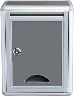 Produktbild von Famanu Briefkasten mit Schloss - Wetterfestes Design - 215 x 115 x 285 cm
