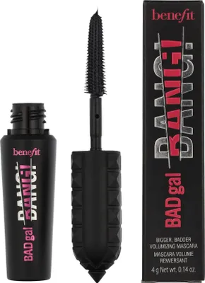 Produktbild von Benefit BadGal Bang! Mini Volumen-Mascara Schwarz 4g - Premium Wimperntusche für dramatische Fülle und Schwung