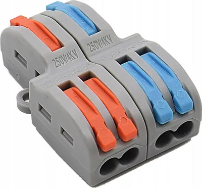 Produktbild von SCHNELLVERBINDER FÜR KABEL 2x4 0,08-4mm2 1 Stk.