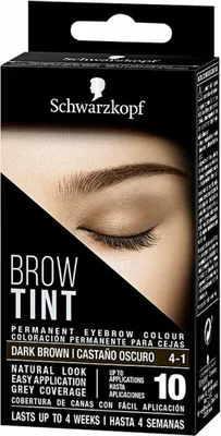 Produktbild von Schwarzkopf Brow Tint Dark Brown 4-1