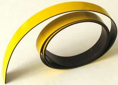 Produktbild von Magnetisches Band 1000x14x1mm zitrone