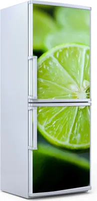 Produktbild von Kühlschrankdekoration 70x180 cm Aufkleber auf dem Kühlschrank - Limetten Obst
