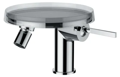 Immagine prodotto di LAUFEN Kartell Mitigeur monocommandé pour bidet, sans vidage, avec tablette, saillie 125 mm, chromé, H3413310041131, H3413310041131