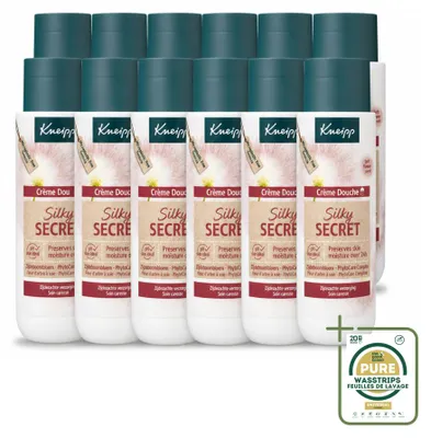 Produktbild von 12 x Kneipp Silky Secret Duschecreme - 200 ml - Vorratspackung - 12 Stücke