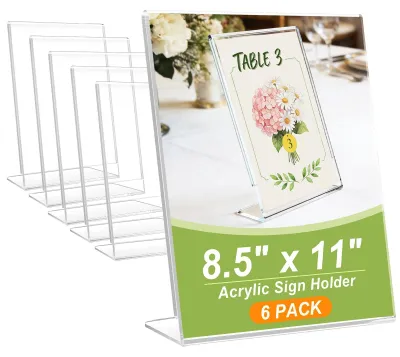 Imagen del producto de Soporte de acrílico para carteles y menús