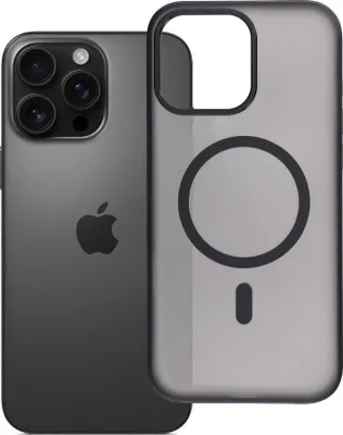 Immagine prodotto di Custodia adatta per iPhone 16 PRO MAX Flexline Mag Cover compatibile con MagSafe, nera