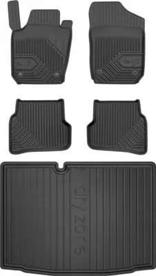 Produktbild von SET 77 Fußmatten und Matten Skoda Fabia 3 Schrägheck 2014-2022