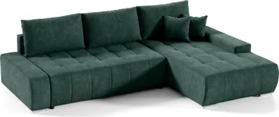 Produktbild von Intenso Ecksofa mit Schlaffunktion Velutti L, Grün, Rechts